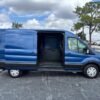 Horizontal photograph of a 2020FordTransit 250 Cargo VanMedium Roof w/LWB Van 3D