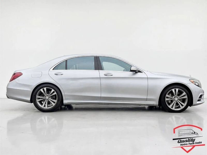 Horizontal photograph of a 2015Mercedes-BenzS-ClassS 550 Sedan 4D