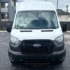 Horizontal photograph of a 2021FordTransit 250 Cargo VanHigh Roof Van 3D