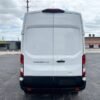 Horizontal photograph of a 2021FordTransit 250 Cargo VanHigh Roof Van 3D