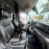 Horizontal photograph of a 2021FordTransit 250 Cargo VanHigh Roof Van 3D