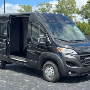 Horizontal photograph of a 2023RamProMaster Cargo Van1500 High Roof Van 3D