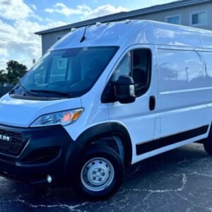 Horizontal photograph of a 2023RamProMaster Cargo Van1500 High Roof Van 3D