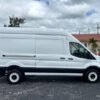 Horizontal photograph of a 2021FordTransit 250 Cargo VanHigh Roof Van 3D