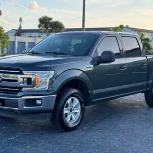 Horizontal photograph of a 2018FordF150 SuperCrew CabXLT Pickup 4D 5 1/2 ft