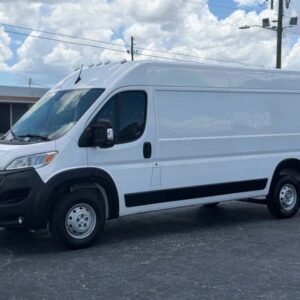 Horizontal photograph of a 2023RamProMaster Cargo Van3500 High Roof Extended Van 3D