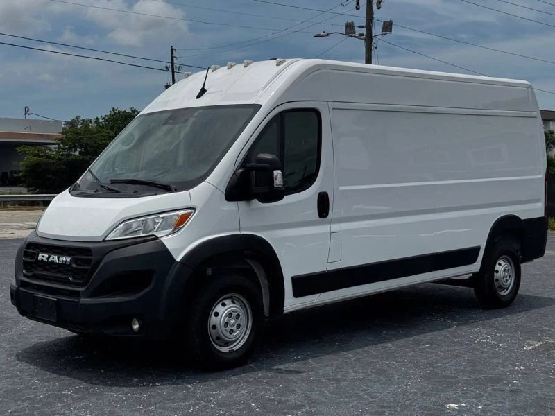 Horizontal photograph of a 2023RamProMaster Cargo Van2500 High Roof w/159" WB Van 3D