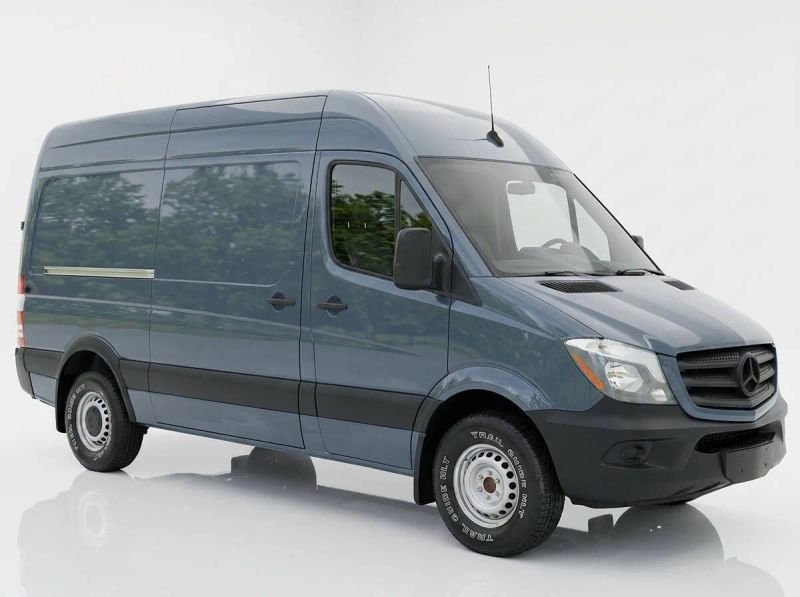 2018Mercedes-BenzSprinter 2500 CargoStandard Roof w/144" WB Van 3D
