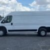 Horizontal photograph of a 2023RamProMaster Cargo Van3500 High Roof Extended Van 3D