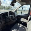 Horizontal photograph of a 2020FordTransit 250 Cargo VanExtended Length High Roof Van 3D