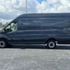 Horizontal photograph of a 2020FordTransit 250 Cargo VanExtended Length High Roof Van 3D