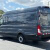 Horizontal photograph of a 2020FordTransit 250 Cargo VanExtended Length High Roof Van 3D