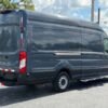 Horizontal photograph of a 2020FordTransit 250 Cargo VanExtended Length High Roof Van 3D