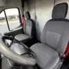 Horizontal photograph of a 2021FordTransit 250 Cargo VanHigh Roof Extended Length Van 3D