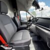 Horizontal photograph of a 2021FordTransit 250 Cargo VanHigh Roof Extended Length Van 3D