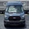 Horizontal photograph of a 2021FordTransit 250 Cargo VanHigh Roof Extended Length Van 3D