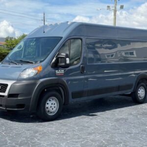 Horizontal photograph of a 2019RamProMaster Cargo Van3500 High Roof Extended Van 3D
