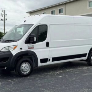 Horizontal photograph of a 2025RamProMaster Cargo Van2500 Tradesman High Roof w/159" WB Van 3D