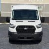 Horizontal photograph of a 2021FordTransit 250 Cargo VanMedium Roof w/LWB Van 3D