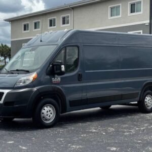 Horizontal photograph of a 2021RamProMaster Cargo Van3500 High Roof Extended Van 3D