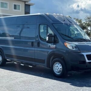Horizontal photograph of a 2020RamProMaster Cargo Van3500 High Roof Extended Van 3D