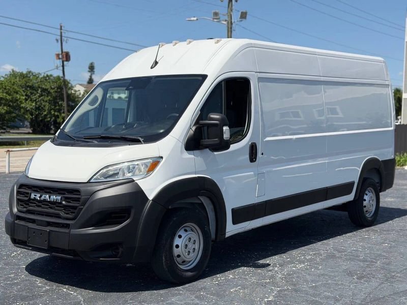Horizontal photograph of a 2023RamProMaster Cargo Van2500 High Roof w/159" WB Van 3D