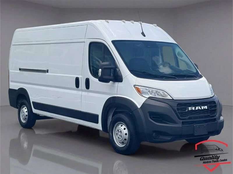 Horizontal photograph of a 2026RamProMaster Cargo Van2500 Tradesman High Roof w/159" WB Van 3D
