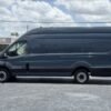 Horizontal photograph of a 2020FordTransit 250 Cargo VanExtended Length High Roof Van 3D
