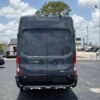 Horizontal photograph of a 2020FordTransit 250 Cargo VanExtended Length High Roof Van 3D