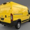 Horizontal photograph of a 2023RamProMaster Cargo Van1500 High Roof Van 3D