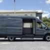 Horizontal photograph of a 2020FordTransit 250 Cargo VanExtended Length High Roof Van 3D