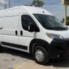 Horizontal photograph of a 2023RamProMaster Cargo Van1500 High Roof Van 3D