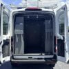 Horizontal photograph of a 2020FordTransit 250 Cargo VanMedium Roof w/LWB Van 3D