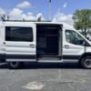 Horizontal photograph of a 2020FordTransit 250 Cargo VanMedium Roof w/LWB Van 3D