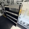 Horizontal photograph of a 2021FordTransit 250 Cargo VanHigh Roof Extended Length Van 3D