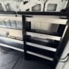 Horizontal photograph of a 2021FordTransit 250 Cargo VanHigh Roof Extended Length Van 3D