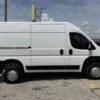 Horizontal photograph of a 2023RamProMaster Cargo Van1500 High Roof Van 3D