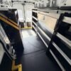 Horizontal photograph of a 2021FordTransit 250 Cargo VanHigh Roof Extended Length Van 3D