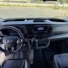 Horizontal photograph of a 2021FordTransit 250 Cargo VanHigh Roof Extended Length Van 3D