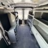 Horizontal photograph of a 2020FordTransit 250 Cargo VanMedium Roof w/LWB Van 3D
