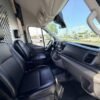 Horizontal photograph of a 2021FordTransit 250 Cargo VanHigh Roof Extended Length Van 3D