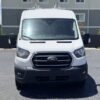Horizontal photograph of a 2020FordTransit 250 Cargo VanMedium Roof w/LWB Van 3D