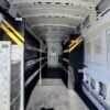 Horizontal photograph of a 2021FordTransit 250 Cargo VanHigh Roof Extended Length Van 3D