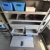 Horizontal photograph of a 2020FordTransit 250 Cargo VanMedium Roof w/LWB Van 3D