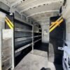 Horizontal photograph of a 2021FordTransit 250 Cargo VanHigh Roof Extended Length Van 3D