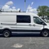 Horizontal photograph of a 2020FordTransit 250 Cargo VanMedium Roof w/LWB Van 3D
