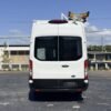 Horizontal photograph of a 2021FordTransit 250 Cargo VanHigh Roof Extended Length Van 3D