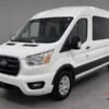 Horizontal photograph of a 2020FordTransit 350 Passenger VanXLT w/Medium Roof Van 3D