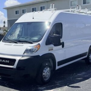Horizontal photograph of a 2019RamProMaster Cargo Van3500 High Roof Extended Van 3D